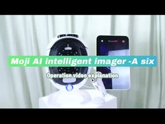 Salon sắc đẹp Máy kiểm tra làn da toàn bộ khuôn mặt Với hỗ trợ đa ngôn ngữ UV / RGB / PL Light